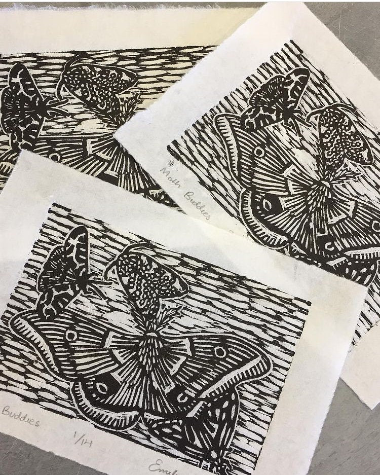 Moth Buddies print