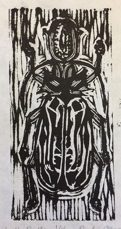Saber tooth Beetle print