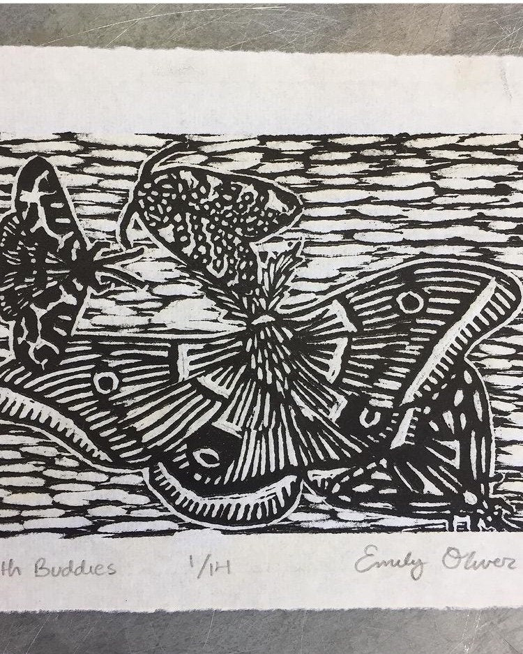 Moth Buddies print