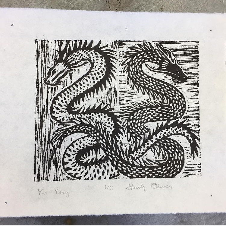 yin yang dragons pictures