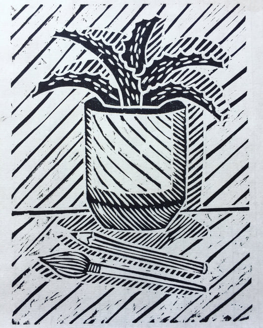 Potted Aloe print