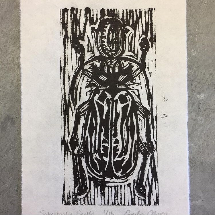 Saber tooth Beetle print