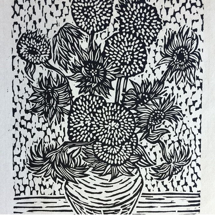 Van Gogh Sunflowers print **FUNDRAISER FOR UKRAINE**