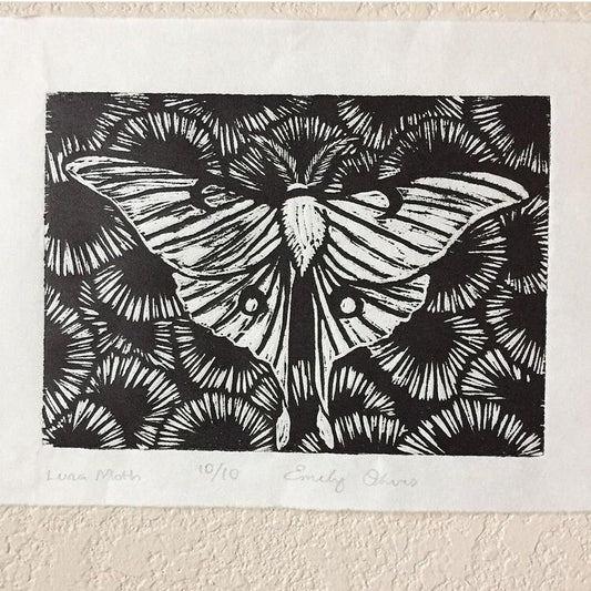 Luna Moth print